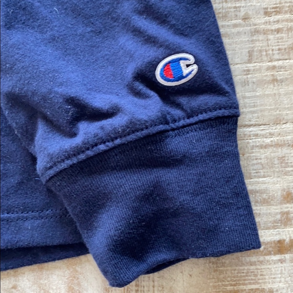 Champion Rugby Stripe L/S Tee {Nvy/Wht} S - Picture 5 of 10